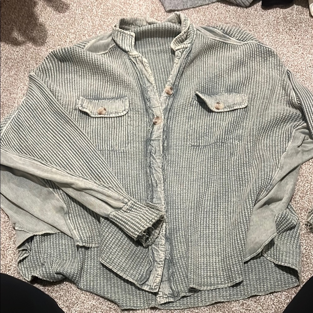 Striped Button-Up Shirt